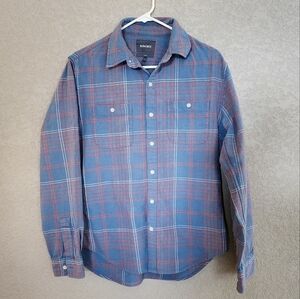Bonobos Flannel style button down shirt size Medium Slim-fit
